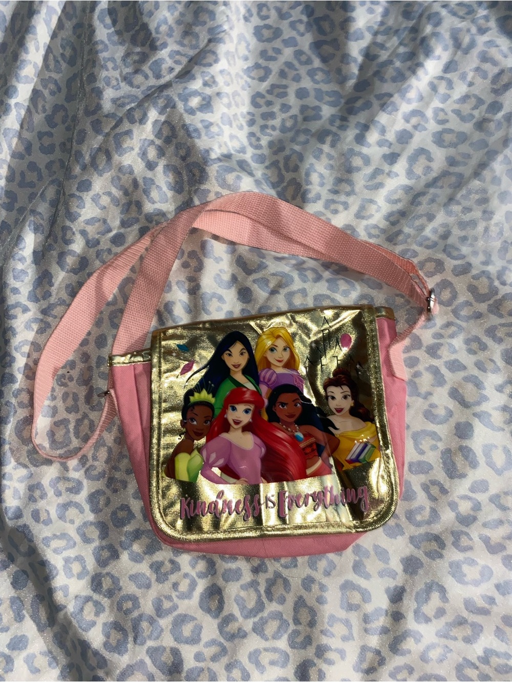 Kids Pink Disney Princess Crossbody purse